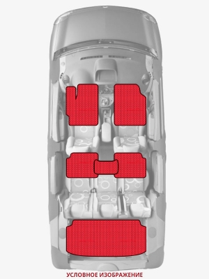 ЭВА коврики «Queen Lux» комплект для Audi 225