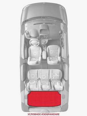 ЭВА коврики «Queen Lux» багажник для ГАЗ АА